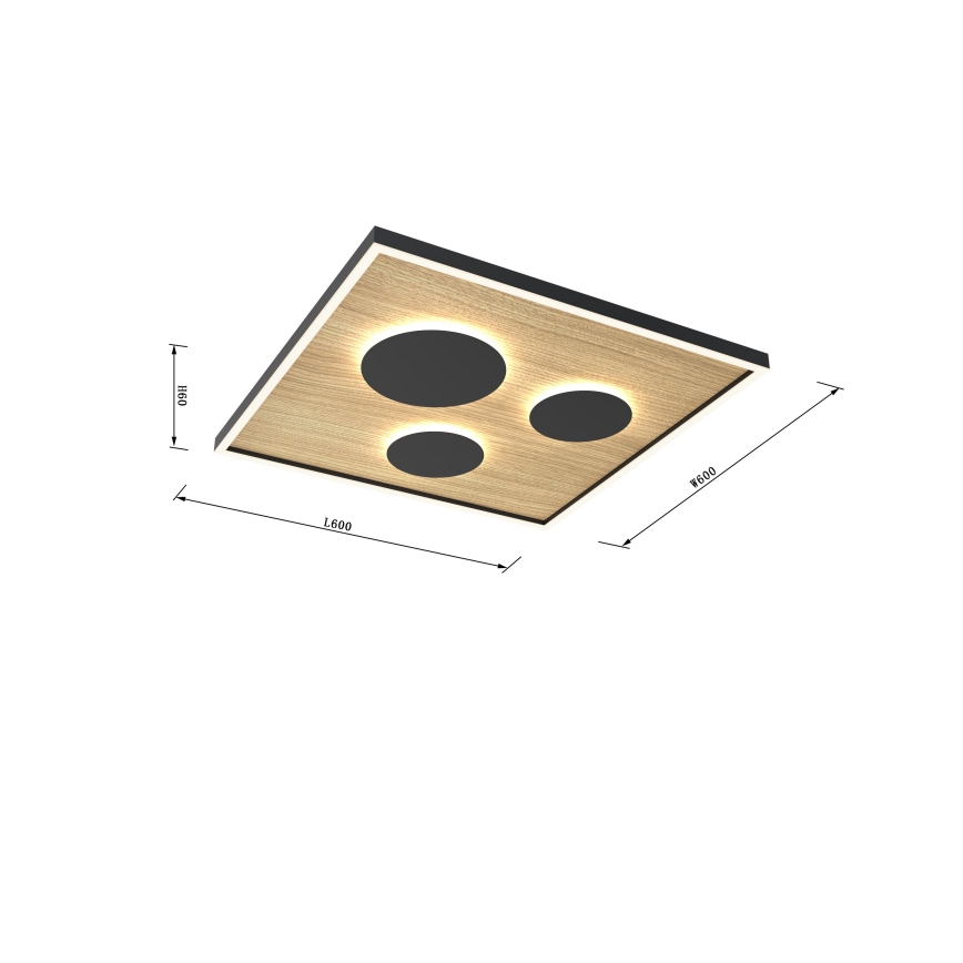 Wofi 9012-306L - Plafonnier à intensité variable DIJON LED/40W/230V