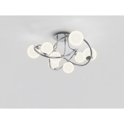 Wofi 9014-807 - Lampadario a plafone LED NANCY 8xG9/3,5W/230V cromo lucido