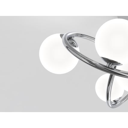 Wofi 9014-807 - Lampadario a plafone LED NANCY 8xG9/3,5W/230V cromo lucido