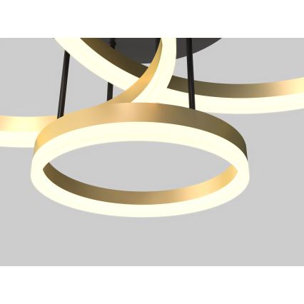Wofi 9049-401 - Dimmbare LED-Aufbauleuchte PERPIGNAN LED/51W/230V golden