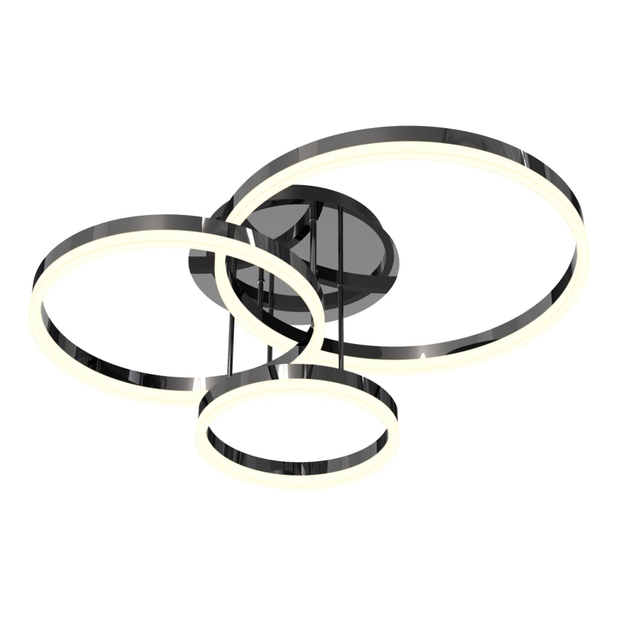 Wofi 9049-405 - Lampadario a plafone LED dimmerabile PERPIGNAN LED/51W/230V nero/cromo lucido
