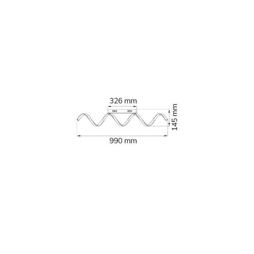 Wofi 9398.01.15.7000 - Lampadario a plafone LED dimmerabile RUSSELL LED/32W/230V