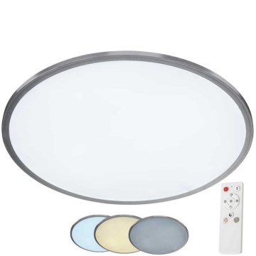 Wofi 9457.01.70.9600 - Dimmbare LED-Deckenleuchte LINOX LED/34W/230V 3000-6000K + Fernbedienung