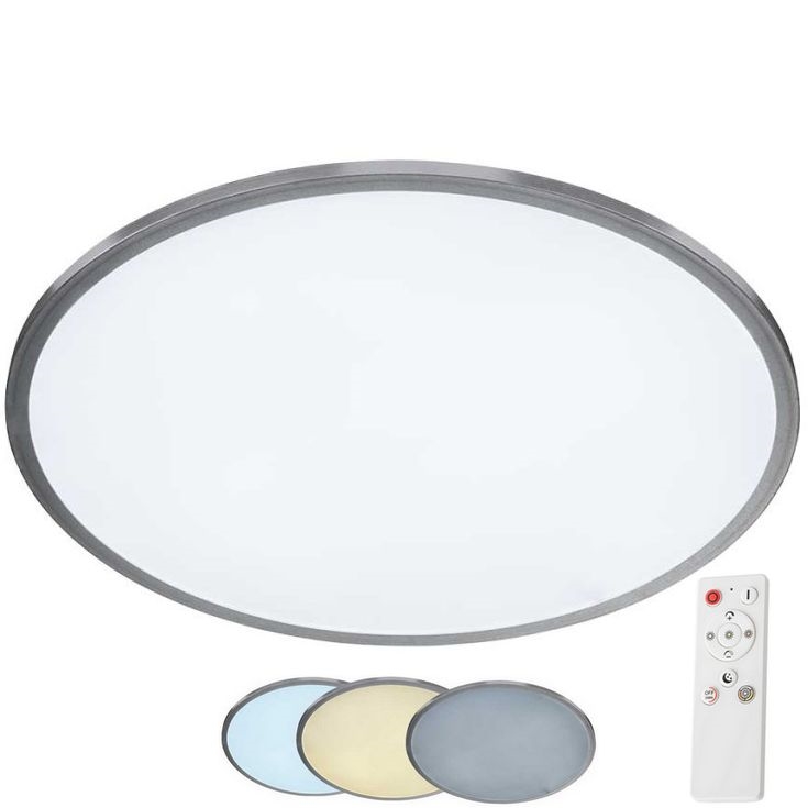 Wofi 9457.01.70.9600 - Dimmbare LED-Deckenleuchte LINOX LED/34W/230V 3000-6000K + Fernbedienung