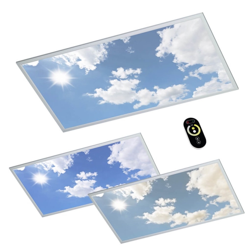 Wofi 9693.01.70.6200 - Plafoniera LED dimmerabile LIV LED/44W/230V 2800-5500K + telecomando