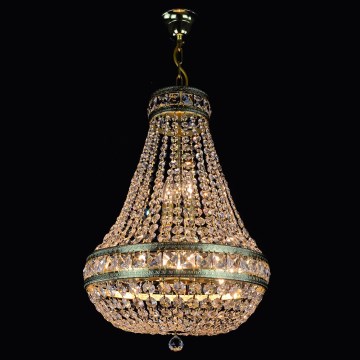 Wranovsky JWZ014060100-8 - Kristall-Kronleuchter an Kette STOCKHOLM 8xE14/40W/230V