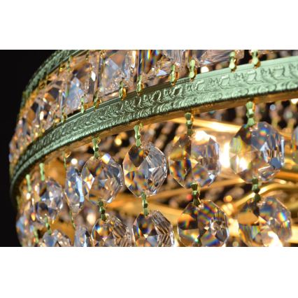 Wranovsky JWZ014060100-8 - Lampadario di cristallo a sospensione con catena STOCKHOLM 8xE14/40W/230V