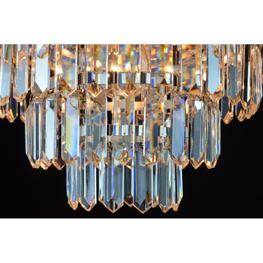 Wranovsky JWZ024060301 - Lustre plafonnier en cristal 5xE14/40W/230V + 1xE27/40W