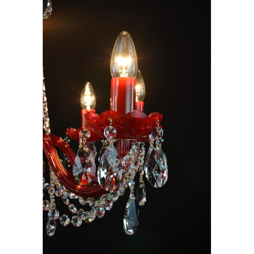 Wranovsky JWZ101083101 - Lustre en cristal avec chaîne BRILLIANT 8xE14/40W/230V