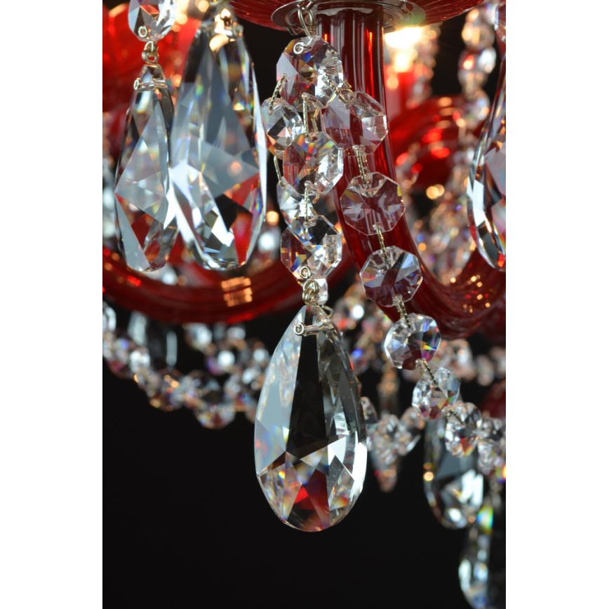Wranovsky JWZ101083101 - Lustre en cristal avec chaîne BRILLIANT 8xE14/40W/230V
