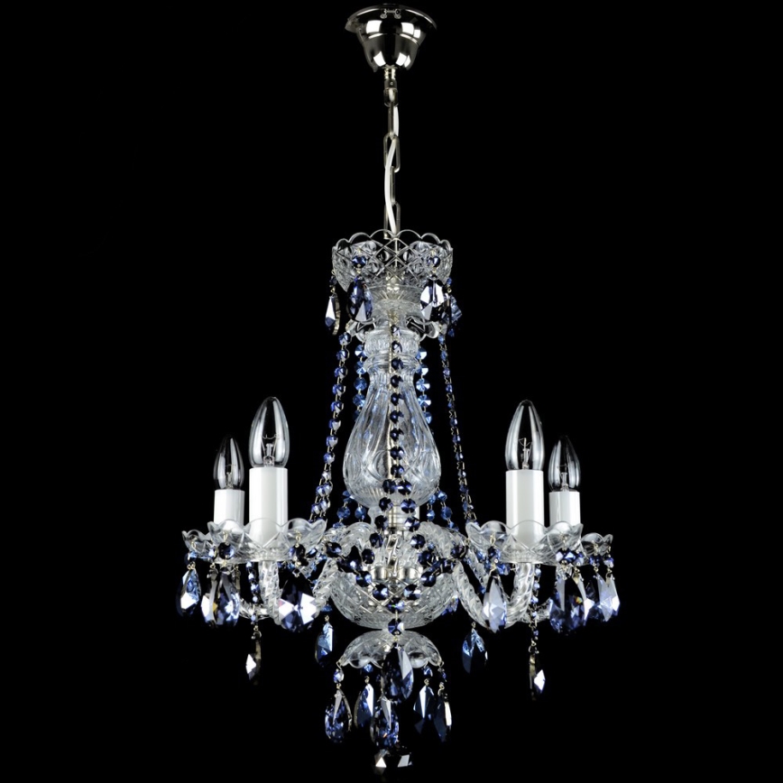 Wranovsky JWZ102052101 - Kristallleuchter an Kette DE LUXE 5xE14/40W/230V
