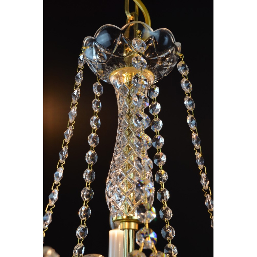 Wranovsky JWZ109052100 - Lampadario di cristallo a sospensione con catena BALANCE 5xE14/40W/230V