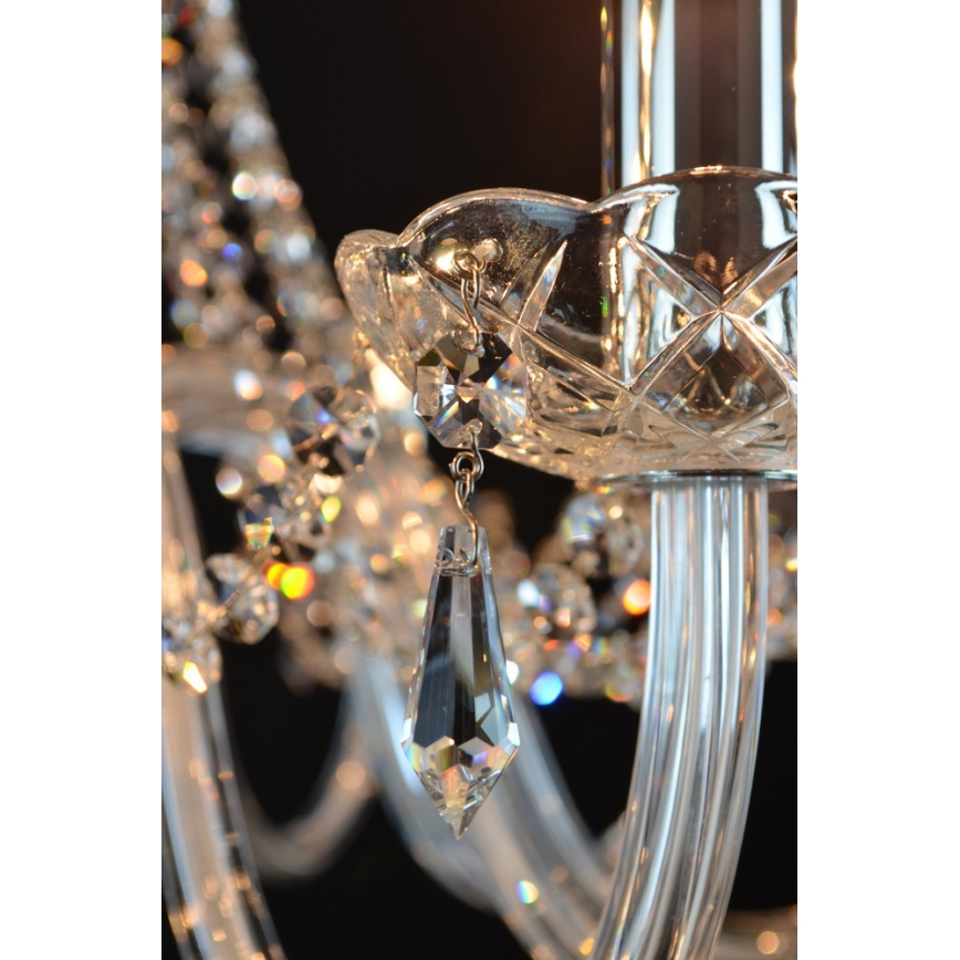 Wranovsky JWZ117122101 - Kristallleuchter an Kette BONTON 12xE14/40W/230V