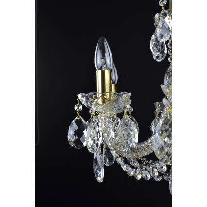 Wranovsky JWZ125122230 - Kristall-Kettekronleuchter  MARIERA 12xE14/40W/230V