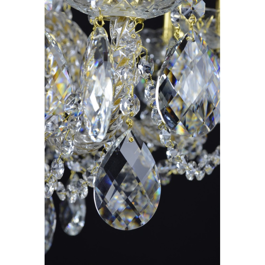 Wranovsky JWZ125122230 - Lampadario di cristallo a sospensione con catena MARIERA 12xE14/40W/230V
