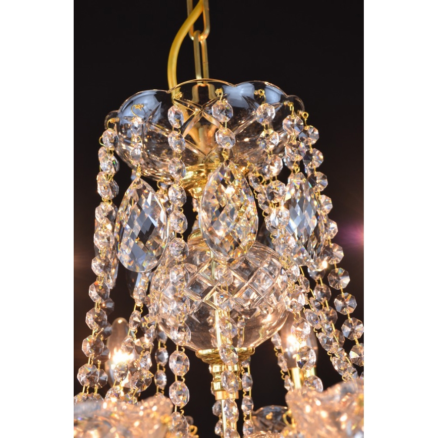 Wranovsky JWZ151082130 - Lustre en cristal sur chaîne CLASSE 8xE14/40W/230V