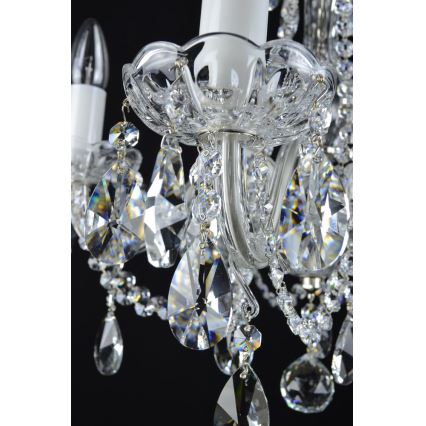 Wranovsky JWZ153052101 - Lampadario di cristallo a sospensione con catena OLIVE 5xE14/40W/230V