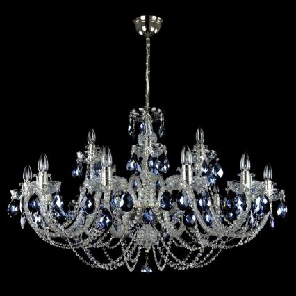 Wranovsky JWZ166182231 - Lampadario di cristallo a sospensione con catena OCEAN 18xE14/40W/230V