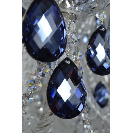 Wranovsky JWZ166182231 - Lampadario di cristallo a sospensione con catena OCEAN 18xE14/40W/230V