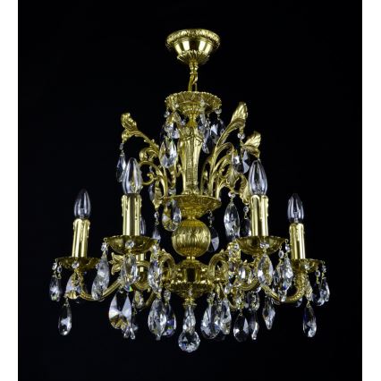 Wranovsky JWZ210061100 - Lampadario di cristallo a sospensione con catena ARIES 6xE14/40W/230V