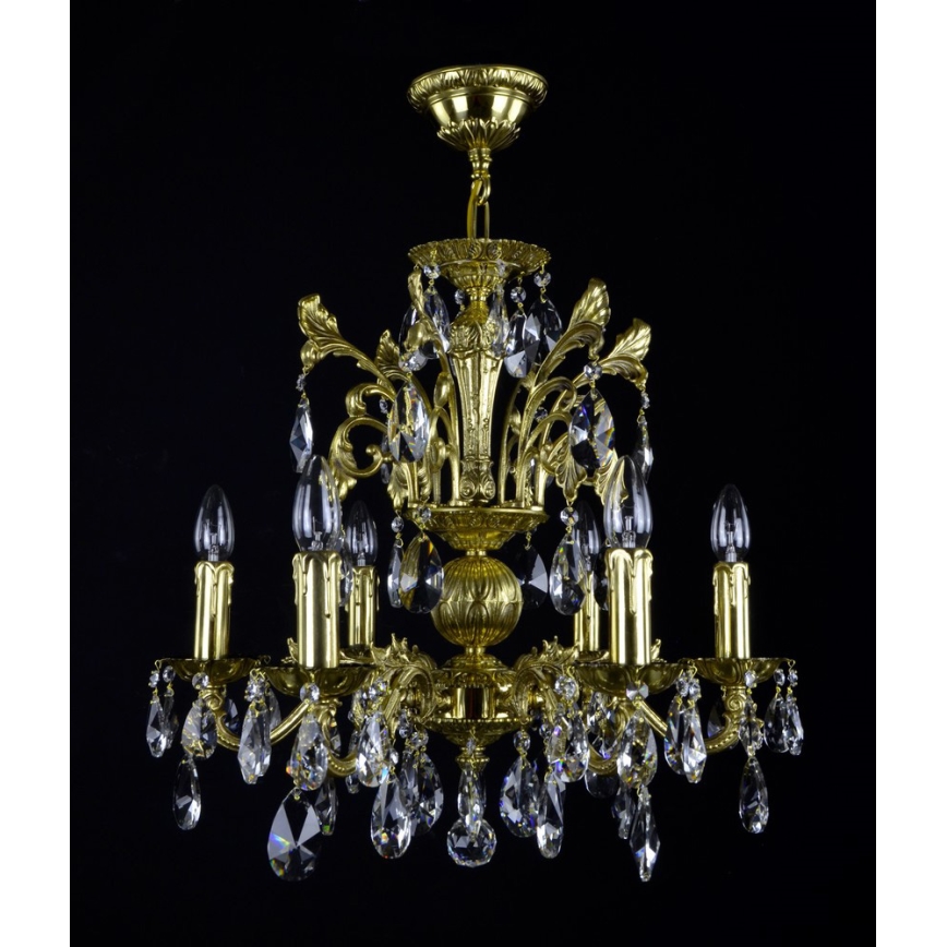 Wranovsky JWZ210061100 - Lampadario di cristallo a sospensione con catena ARIES 6xE14/40W/230V