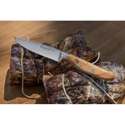 Wüsthof - Coltello da bistecca AMICI 12 cm in legno d'ulivo
