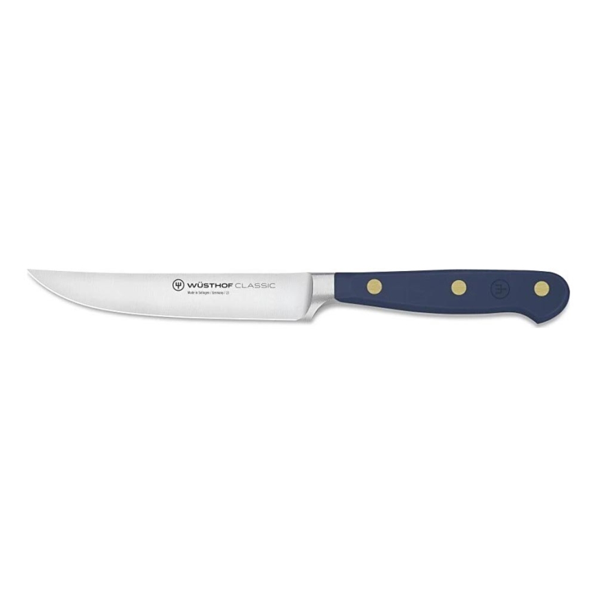 Wüsthof - Coltello da bistecca da cucina CLASSIC COLOUR 12 cm blu