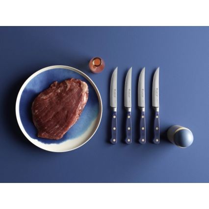 Wüsthof - Coltello da bistecca da cucina CLASSIC COLOUR 12 cm blu