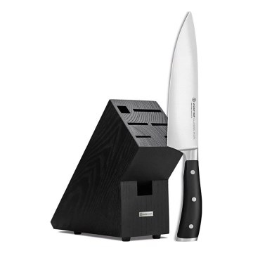 Wüsthof - Coltello da chef CLASSIC IKON 20 cm in un supporto faggio/nero