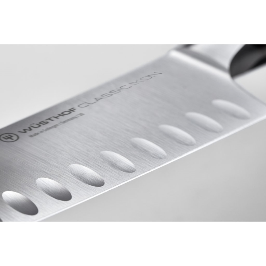 Wüsthof - Coltello da cucina giapponese CLASSIC IKON 17 cm nero