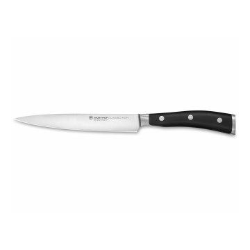Wüsthof - Coltello da cucina per prosciutto CLASSIC IKON 16 cm nero