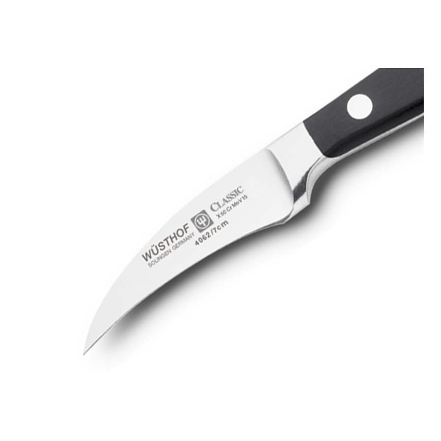 Wüsthof - Coltello da cucina per sbucciare CLASSIC 7 cm nero