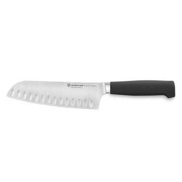Wüsthof - Couteau santoku de cuisine PARTNER 17 cm noir