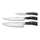 Wüsthof - Ensemble de 3 couteaux de cuisine CLASSIC IKON, noirs