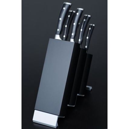 Wüsthof - Jeu de couteaux de cuisine dans un support CLASSIC IKON 7 pce frêne/noir