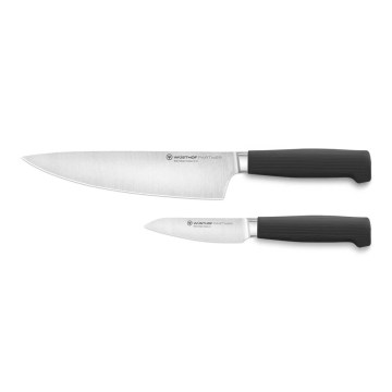 Wüsthof - Set di 2 coltelli da cucina PARTNER, nero