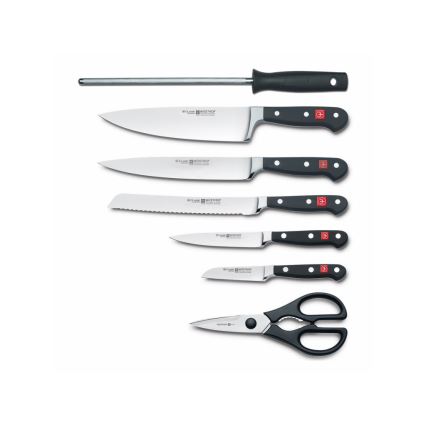 Wüsthof - Set di coltelli da cucina con supporto CLASSIC 8 pz cenere/beige