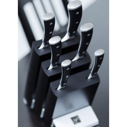 Wüsthof - Set di coltelli da cucina con supporto CLASSIC IKON 7 pz cenere/nero