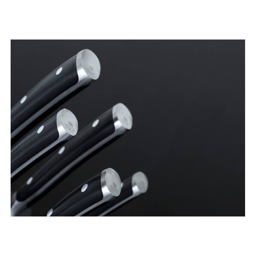 Wüsthof - Set di coltelli da cucina con supporto CLASSIC IKON 7 pz cenere/nero