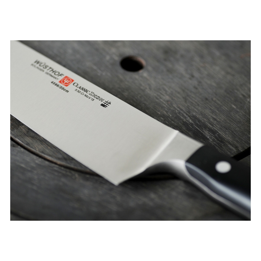 Wüsthof - Set di coltelli da cucina con supporto CLASSIC IKON 7 pz cenere/nero