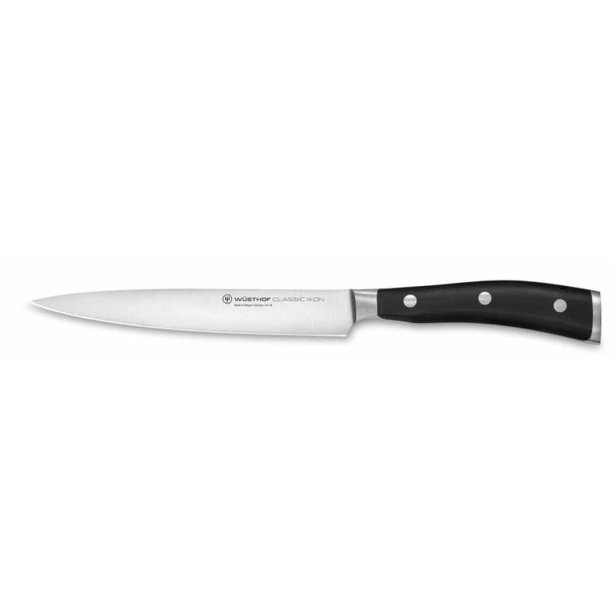 Wüsthof - Set di coltelli da cucina con supporto CLASSIC IKON 7 pz cenere/nero