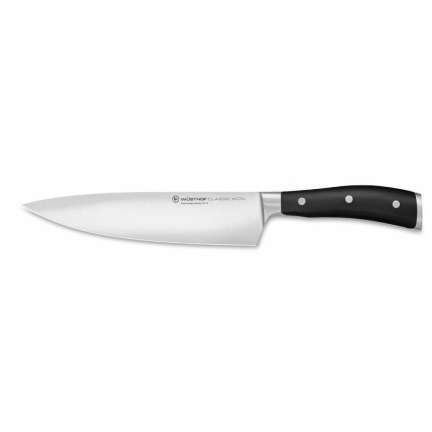Wüsthof - Set di coltelli da cucina con supporto CLASSIC IKON 7 pz cenere/nero
