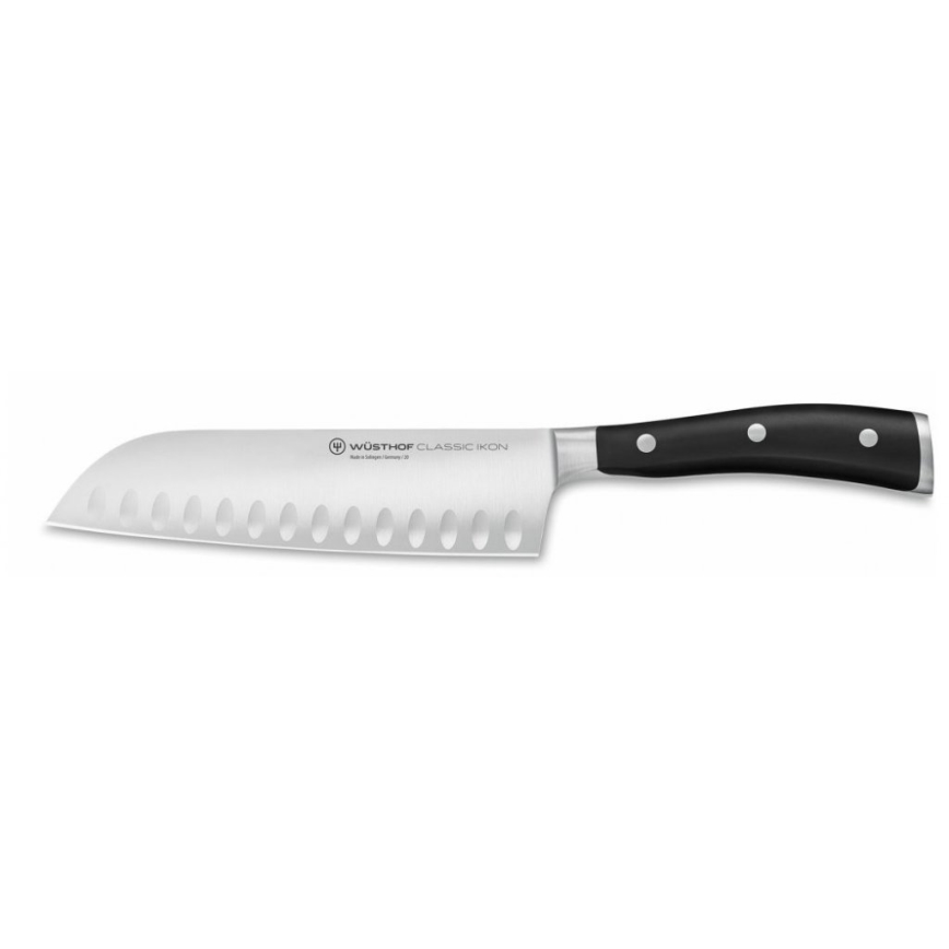 Wüsthof - Set di coltelli da cucina con supporto CLASSIC IKON 7 pz cenere/nero