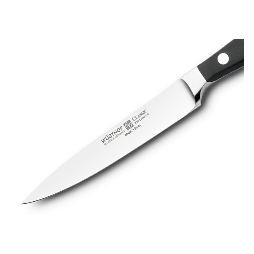 Wüsthof - Spelucchino da cucina CLASSIC 12 cm nero