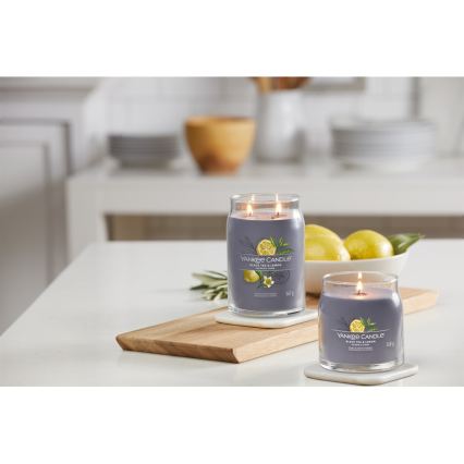 Yankee Candle - Bougie parfumée BLACK TEA & LEMON grande 567 g 60-90 heures