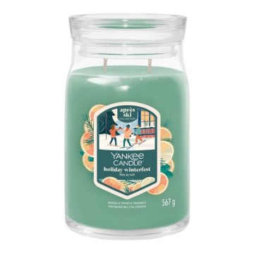 Yankee Candle - Bougie parfumée HOLIDAY WINTERFEST grande 567 g 60-90 heures
