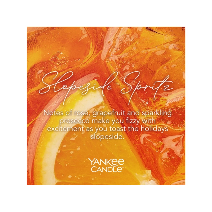 Yankee Candle - Bougie parfumée SLOPESIDE SPRITZ grande 567g 60-90 h.