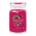 Yankee Candle - Bougie parfumée SPARKLING WINTERBERRY grande 567 g 60-90 heures.
