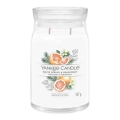 Yankee Candle - Candela profumata WHITE SPRUCE & GRAPEFRUIT, grande, 567 g, 60-90 ore