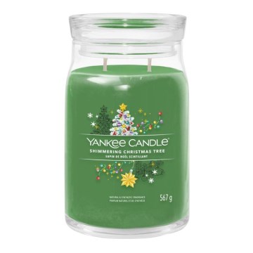 Yankee Candle - Duftkerze SHIMMERING CHRISTMAS TREE groß 567g 60-90 Std.